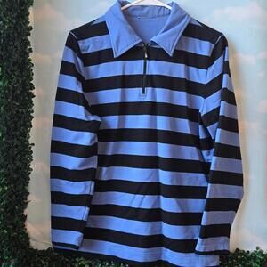 Navy and light blue Rugby style Pullover